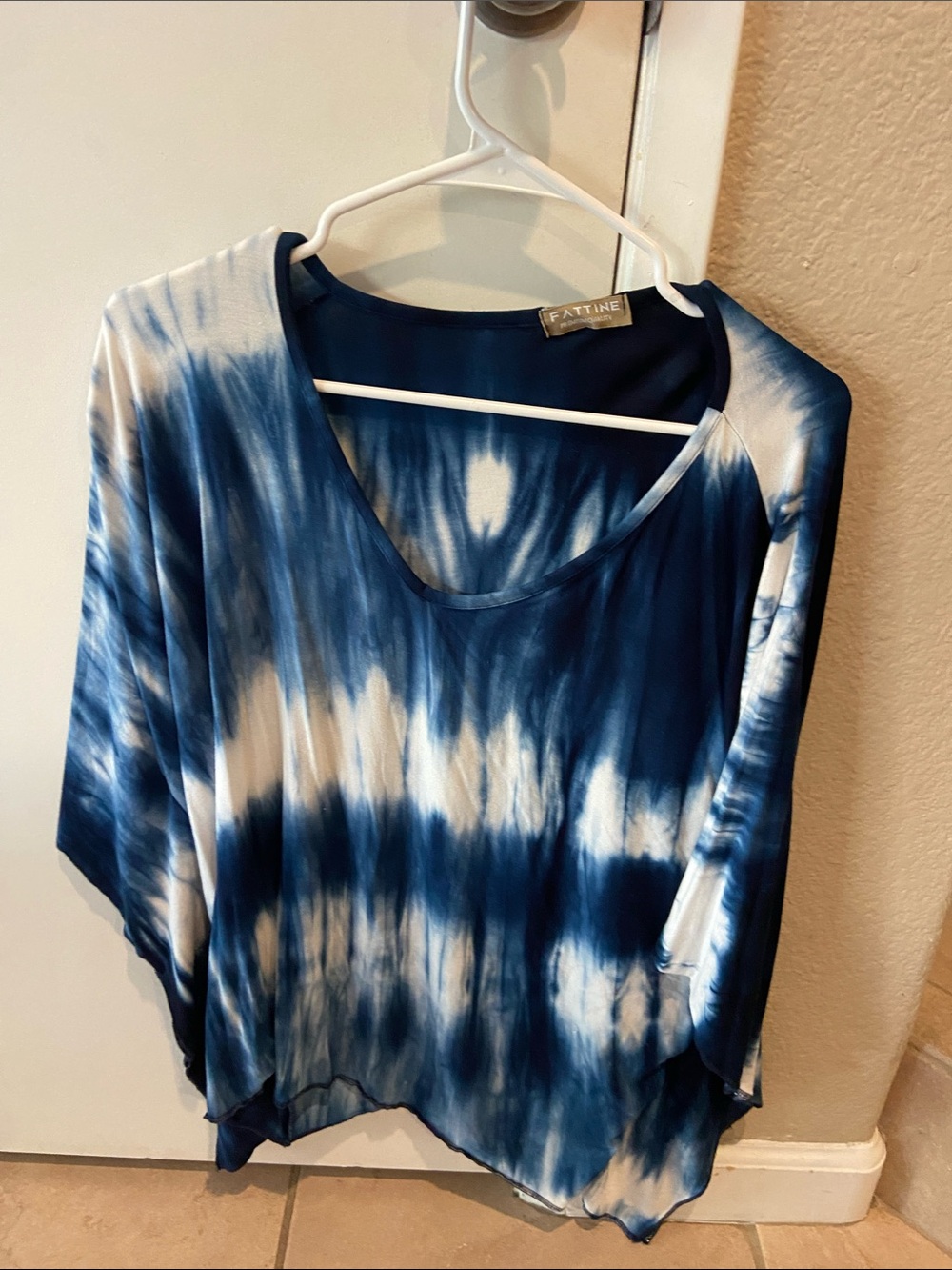 Tie-Dye Batwing Top – Size S/M